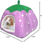 Guinea Pig Hideout Bed Rabbit House Cave Accessories Cozy Hide-Out for Bunny Hedgehog Ferret Chinchilla&Other Small Animals