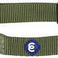 Blueberry Pet Essentials Medium Dog Collar in Military Green | Adjustable & Eco-Friendly Durable Nylon Strap | Classic Collar for Medium Dogs, Boy & Girl Pets