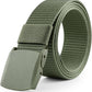 JASGOOD Nylon Canvas Breathable Military Tactical Men Waist Belt With Plastic Buckle