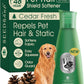 Pet Hair Remover for Laundry, 90% Fur Removal, Fabric Softener Liquid(Non-Dissolving) + Stain Remover, Removes Residue & Odors, Cedar Scent – 27 fl oz, 32 Loads