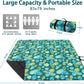PY SUPER MODE Picnic Blankets Extra Large, Waterproof Foldable Outdoor Beach Blanket Oversized 83x79” Sandproof, 3-Layer Picnic Mat for Camping, Hiking, Travel, Park, Concerts(Yellow Flowers)