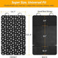 F-color SUV Cargo Liner for Dogs, Upgraded Extra Large Water Resistant Pet Cargo Cover Dog Seat Cover Mat for SUV Sedans Vans with Bumper Flap Protector, Non-Slip, Wear-Proof, Universal Fit, Paw Print