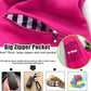 TOMKAS Dog Sling Carrier for Small Dogs Puppy Carrier for Small Dogs (Rose red, Adjustable Strap for 3-10 lbs & Zipper Pocket)