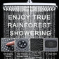 High Pressure Rain Shower Head: Upgrade Shower Heads with Handheld Spray Combo with Fixed Showerhead and 10 Sprays Handheld Shower Head, Detachable Shower head Built-in Magnetic Docking and Power Jets