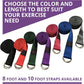 Clever Yoga - 8 ft Yoga Strap for Exercise & Physical Therapy, Leg Stretching Strap Yoga Accessories & Stretching Equipment, Leg Stretcher for Women & Men, Home Workout Essentials