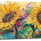 Large Sunflower Wall Art Canvas Living Room Floral Flower Pictures Framed Prints Oversize Wall Decor Painting for Bedroom Dining Office Home 60"x30"