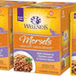 Wellness Healthly Indulgence Morsels Adult Wet Cat Food, Natural, Protein-Rich, Grain-Free, 3 Ounce Pouch, 24 Pack, (Chicken & Chicken Liver)