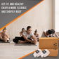 2-PACK or 5-PACK Yoga Exercise Adjustable Straps 8Ft | BONUS eBook | with Durable D-Ring For Pilates & Gym Workouts | Hold Poses, Stretch, Improve Flexibility & Maintain Balance