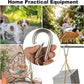 Stainless Steel Spring Snap Hook Carabiner M6 M8 M10 Heavy Duty Carabiner Clip Spring Clips Keychain 5/16 Inch Quick Links for Backpack, Hammocks, Camping, Swing(16/30/10PCS)