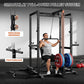 S21 Power Cage, Multi-Function Power Rack with Adjustable Cable Crossover System, 2000LBS Squat Rack for Home Gym with More Training Attachments