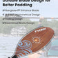Adjustable Kayak Paddle with Carbon Shaft and PP Blade Available in 220-230/220-240/230-250cm Floating Lightweight Kayak Oars with Original Pattern
