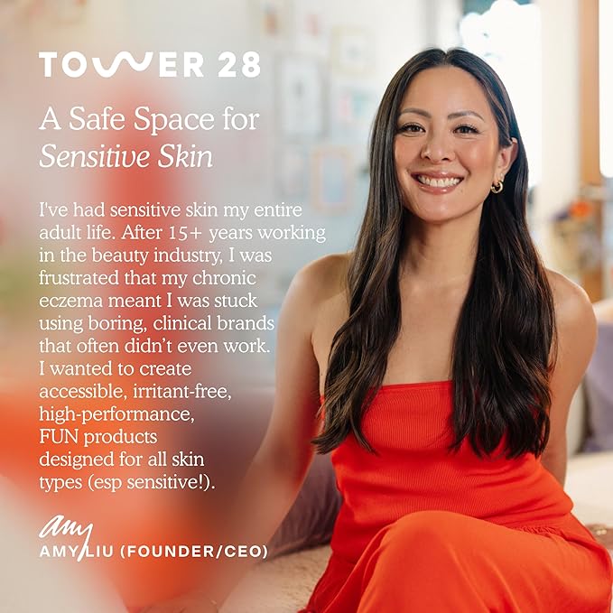 Tower 28 ShineOn Lip Jelly, CHILL | Non-Sticky, Vegan Lip Gloss in Clear | Moisturizing Apricot and Raspberry Seed Oil | Clean, Cruelty Free