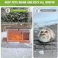 GUTINNEEN Insulated Outdoor Cat House with Triple-Layer Design - Weatherproof Cat Shelter with All-Round Insulated Foam Liner, Elevated Base & Escape Doors for Feral/Stray Cats (Winter-Ready)