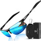 ATTCL Men's Sports Polarized Sunglasses Men for Driving running Fishing Golf - UV Protection Sun glasses Metal Frame