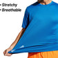 MIER Men's Quick Dry Workout Shirts Moisture Wicking Running Athletic Performance T-Shirts Recycled Polyester Top Tee