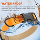 Dogline Biothane Waterproof Dog Collar with Quick Release Buckle Strong Coated Nylon Webbing with Odor- Proof for Easy Care Easy to Clean Fits Small Medium Large Dogs, Tangerine Orange 3/4" W 12-19" L