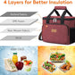 Lifewit Large Lunch Bag Insulated Lunch Box Soft Cooler Cooling Tote for Adult Men Women, Burgundy 24-Can (15L)