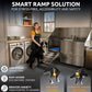 KANIS Professional Dog Washing Station - 304 Stainless Steel Pet Wash Sink & Grooming Bath Tub for Home with Ramp, Shower, Floor Grate, Storage Drawer, Faucet, Drain Kit for Large, Medium & Small Pets