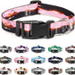 Mercano Adjustable Dog Collar - Special Design Patterns, Soft Nylon Comfortable Durable Pet Collar for Small Medium Large Dogs (XS, Sunset)