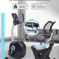 Recumbent Exercise Bike, Recumbent Bike for Home with Smart Workout APP - Recumbent Bikes with Ergonomic Backrest and Comfort Seat, 420LBS Weight Capacity, Larger Backlit Display