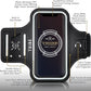 TRIBE Water Resistant Cell Phone Armband Case Running Holder for iPhone Pro Max Plus Mini SE (13/12/11/X/XS/XR/8/7/6/5) Galaxy S Ultra Plus Edge Note (21/20/10/9/8/7/6/5) Adjustable Strap & Key Pocket