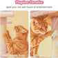 MWPO 63.8-Inch Pink Cat Tree for Indoor Cats, Multi-Level Cat Tower with Sisal-Covered Scratching Posts, Padded Platform, Hammock, Dangling Toys, Stable Cat Condo Pet Play House