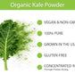 KOYAH - Organic USA Kale Powder (Equivalent to 30 Cups Fresh): Freeze-dried, Whole-Leaf Powder