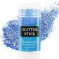 MEICOLY Blue Face Body Glitter Stick,Blue Hair Face Glitter Makeup,Mermaid Chunky Glitter Face Paint,Waterproof Sparkle Festival Rave Accessories for Women
