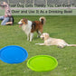 Dog Flying Disc, 2 Pack Dog Flyer Toys, Soft Rubber Interactive Lightweight Flying Disc Dog Toy for Small Large Dogs - Floats in Water & Safe on Teeth, 7.2 inch.