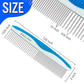 Dog Grooming Comb for Matting – Metal Dematting Comb with Stainless Steel Teeth & Non-Slip Handle (Style 1)