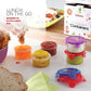 Salad Dressing Container to go, 6 Pack | 2.7 Oz. Dressing Containers for Lunch Box | Small Containers with Lids | Dip Containers for Lunch Box | Condiment Containers with Lids, Leakproof, BPA Free