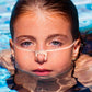 Blulu 6 Pieces Swimming Nose Clip Latex Gel Nose Plugs for Swimming Swimmer Accessories for Older Kids, Beige