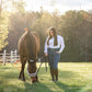 Equinavia Valkyrie Soft Ultra Fleece Padded Adjustable Breakaway Horse Halter - Brown/Ivory White - Horse