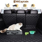 HiCaptain Portable Litter Box for Cats, Cat Travel Litter Box with Lid and Handle Standard Portable Collapsible Litter Carrier for Cat (M,Black/Gray)