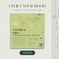 Luxmi Estates Citrus Sky Lemongrass Ginger Green Tea 200g Loose Leaf Pack | Certified Organic Darjeeling Green Tea | Citrus Flavor & Aroma | Natural Lemon Balm Tea - Calming, Supports Digestion | Lemon Grass Leaves | 100 Cups
