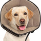 Dog Cone Collar XL, Soft Cones for Large Medium Small Dogs,Adjustable Dog Cone Alternative to Stop Licking, Comfy Elizabethan Collar for After Surgery Wound Healing & Hot Spots Brown