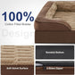 FURTIME Orthopedic Dog Beds for Large Dogs, Egg Foam Dog Bed with Ultra Comfy Supportive Foam, Washable & Waterproof Pet Couch, Nonskid Bottom