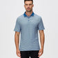 Esabel.C Jacquard Golf Shirts for Men Moisture Wicking Short Sleeve Performance Dry Fit Active Mens Polo Shirts