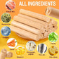 Salmon Sticks for Dogs,Real Salmon and Carrots,Easily Digestible,High Protein Dog Treat,Freshens Breath Healthy,for All Breeds (100g)