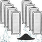 AQQA 8 Packs Aquarium Filter Cartridges with Activated Carbon - Remplacement Fish Tank Filters Cotton