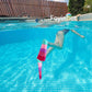 Kids Swim Fins,Short Kids Fins Youth Swimming Flippers for Lap Swimming Training for Children Girls Boys Beginners
