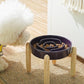 LE TAUCI Ceramic Slow Feed Dog Bowls, Elevated for Small and Medium Breed Dogs, Anti-Gulping Pet Feeding Dishes, Maze Purple, 1.5 Cups