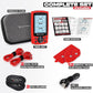 TENS Unit Muscle Stimulator, Electronic PMS Pulse Massager Machine for Shock Physical Therapy, Back Pain Relief, Shoulder Recovery, Red