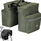 KEMIMOTO Bike Bag Panniers with Rain Cover, 34L Waterproof Bicycle Saddle Bag for Rear Rack Mountain Biking Bags Storage, Ebike Accessories for Commuter Grocery Shopping Travel Carrier, Green