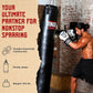 Ringside 100-Pound Muay Thai Heavy Bag, Sturdy Powerhide Punching Bag for Boxing, MMA, Muay Thai, and Kickboxing Training and Workout, Includes Chain and Swivel, Black, 72" H x 13" Dia.