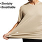 MIER Men's Quick Dry Workout Shirts Moisture Wicking Running Athletic Performance T-Shirts Recycled Polyester Top Tee