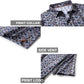 Men's Golf Polo Shirts Short Sleeve Striped Performance Moisture Wicking Dry Fit Golf Shirts for Men