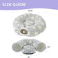 Lesure Cat Tunnel Bed for Indoor Cats - Cute Cat Donut Tunnel Toys for Small Large Cats with Washable Circle Cushion, Round Pet Peekaboo Cave Toy for Kitten/Puppy/Rabbit, Standard Grey