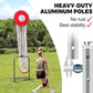 Volleyball Setter Trainer Net Setting Training Equipment Target Practice Indoor or Outdoor, Adjustable Height (4.6 ft-9.8 ft) and Angle for Serving Spiking Drills System
