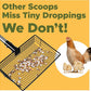 Premium Chicken Poop Scooper for Sand - Durable Chicken Coop Scoop Set - Sifting Shovel for Coop Cleaning - Metal Sand Sifter for Poultry Run - Poultry Litter Tools